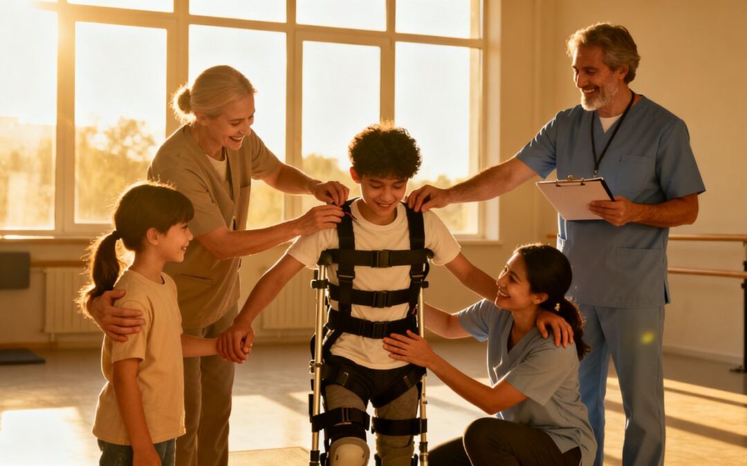 Community support aiding rehabilitation success.